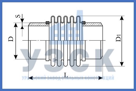 Чертёж компенсатора ОПН в Петропавловске-Камчатском