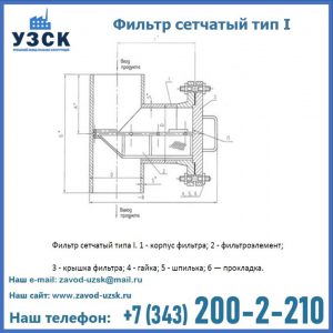 Фильтр сетчатый ФС по Т-ММ-11-2003 в Петропавловске-Камчатском